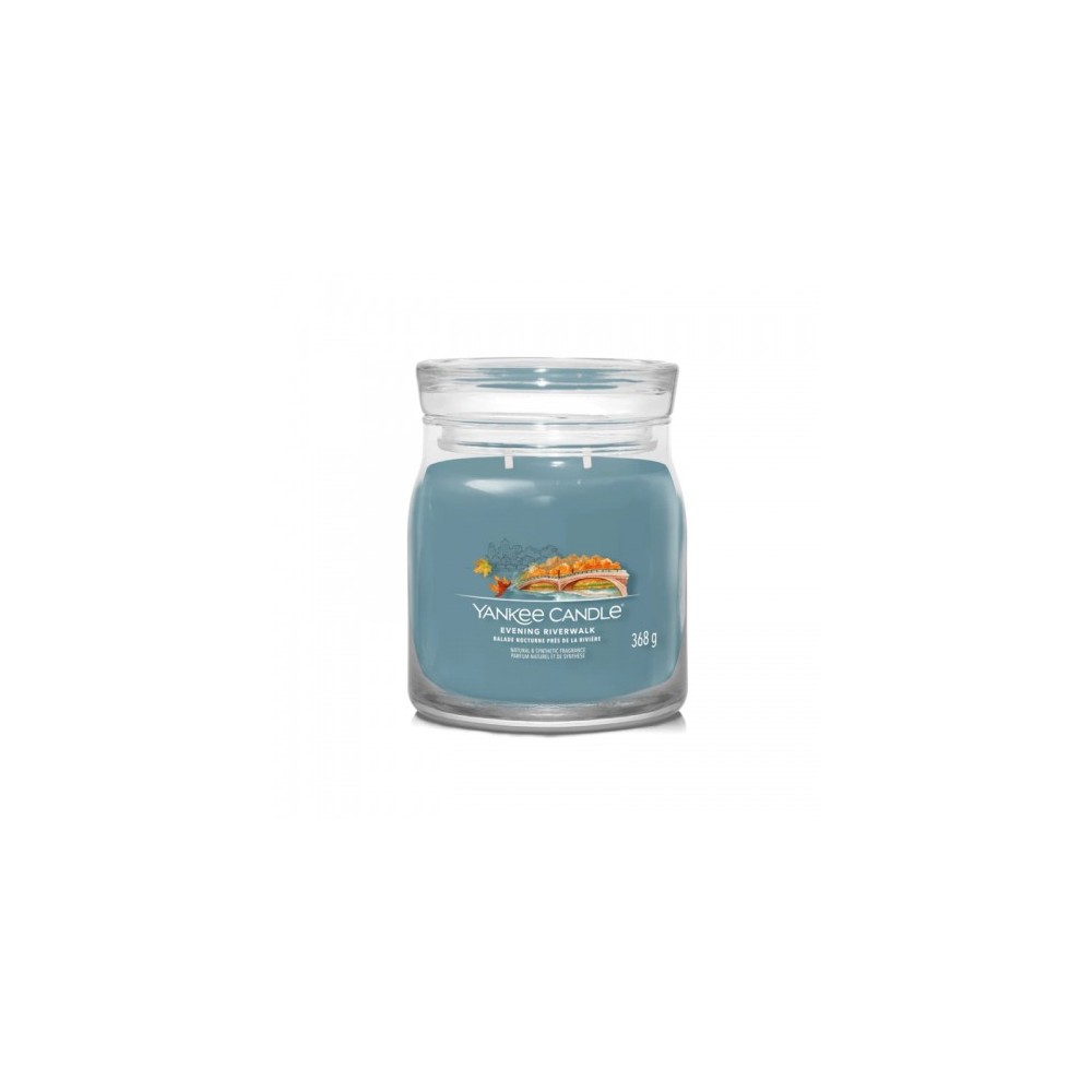 Yankee Candle Evening Riverwalk Candela Profumata In Giara Media 368 G 