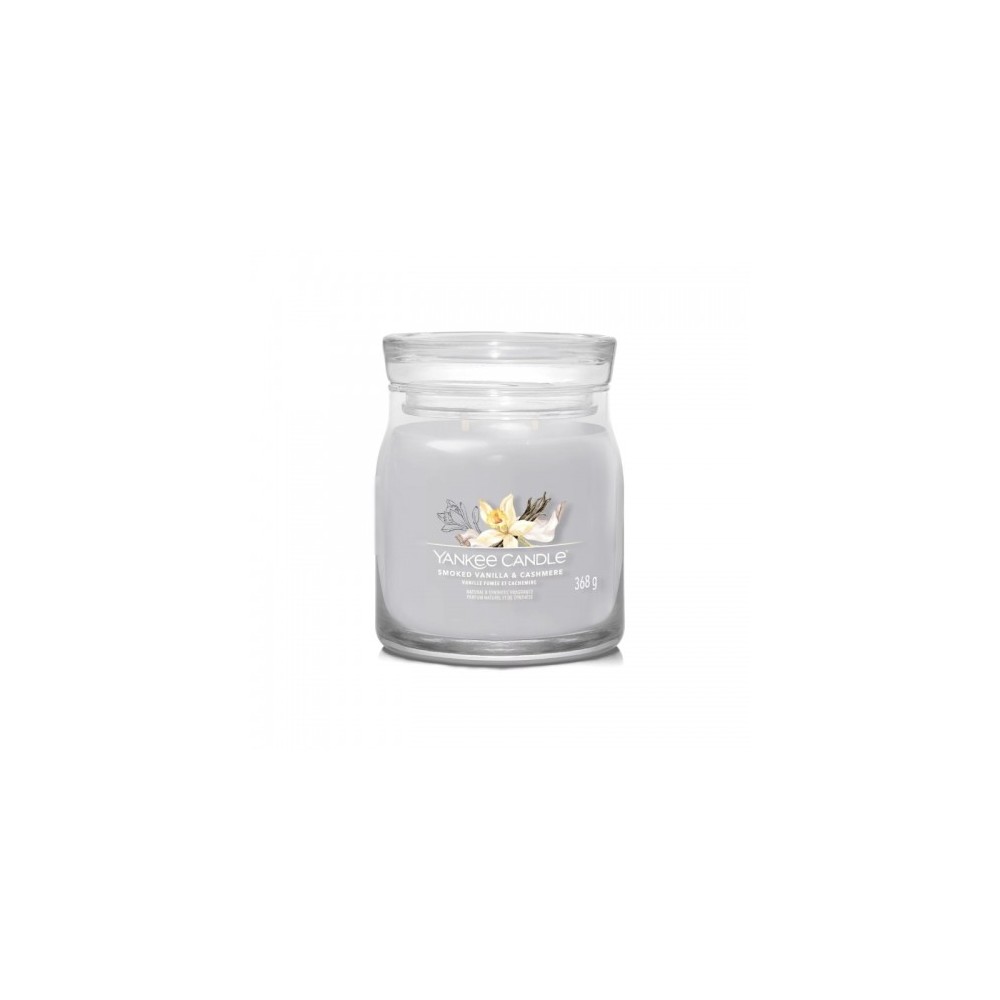 Yankee Candle Signature Smoked Vanilla & Cashmere Candela In Giara Media 368 G 