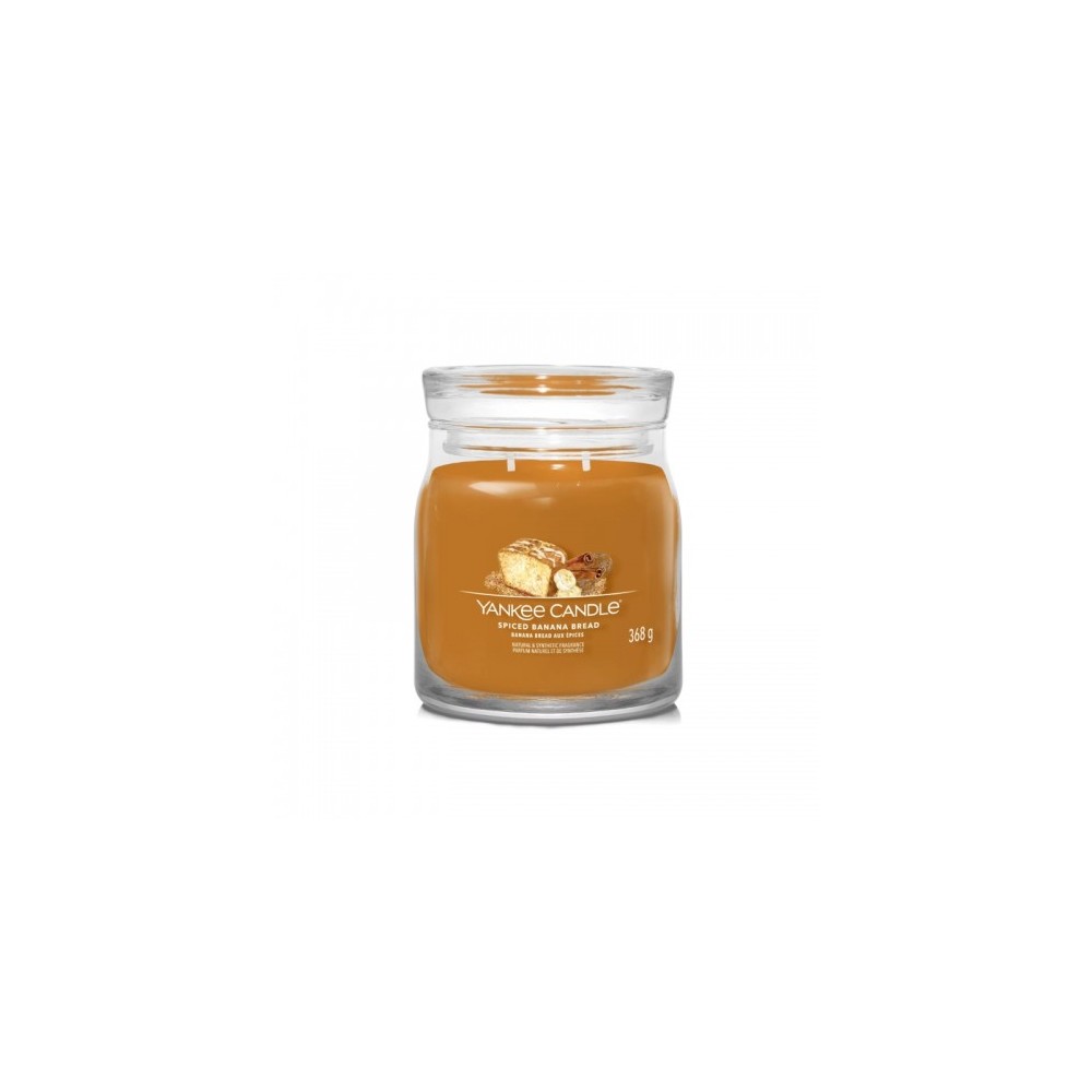 Yankee Candle Signature Spiced Banana Bread Candela In Giara Media 368 G 