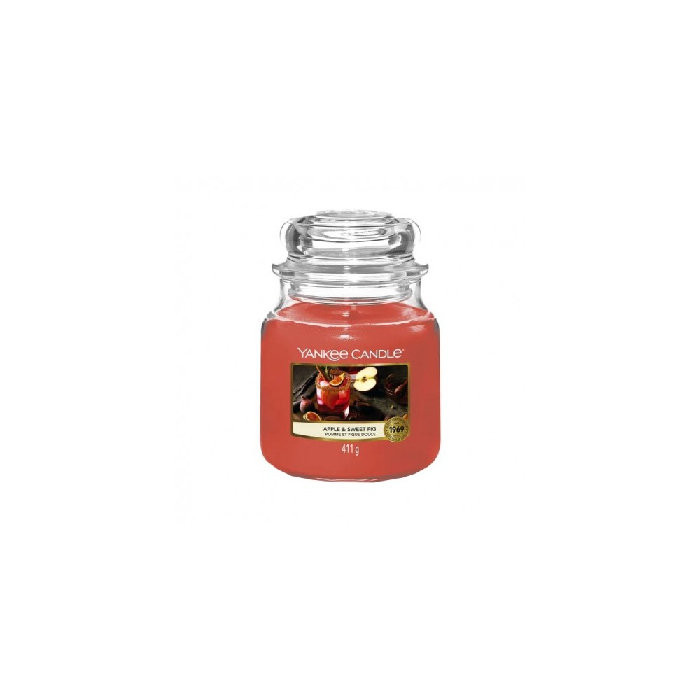 Yankee Candle Apple & Sweet Fig Candela Profumata In Giara Medium 411 G 