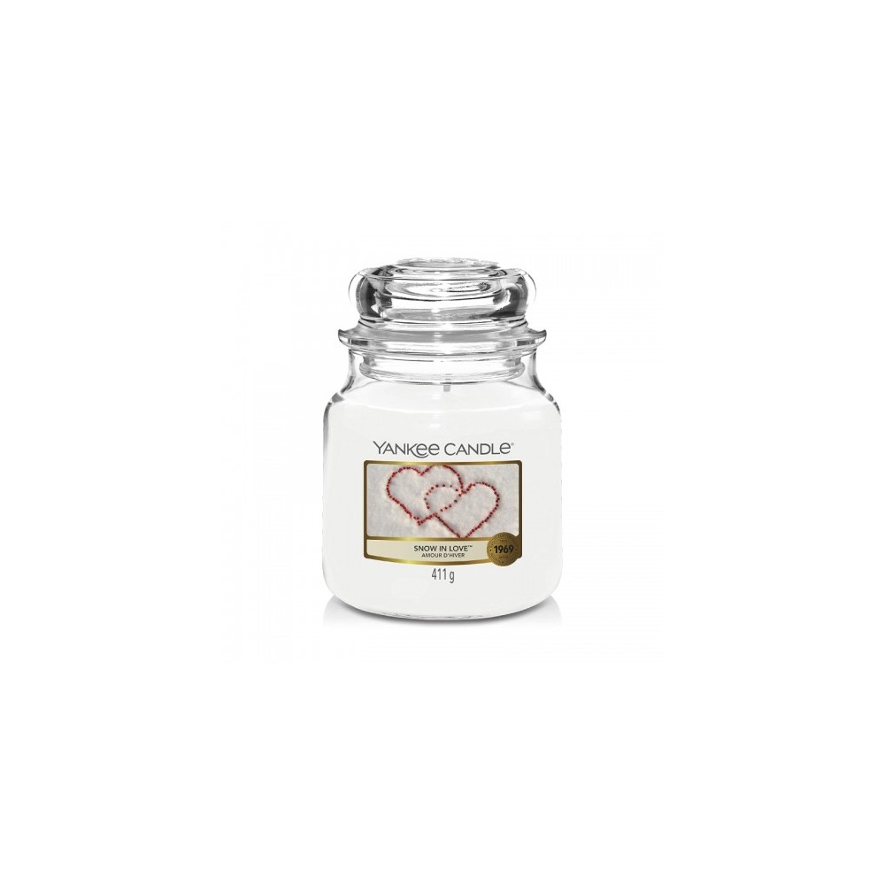 Yankee Candle Snow In Love Candela Profumata Giara Media 411 G 