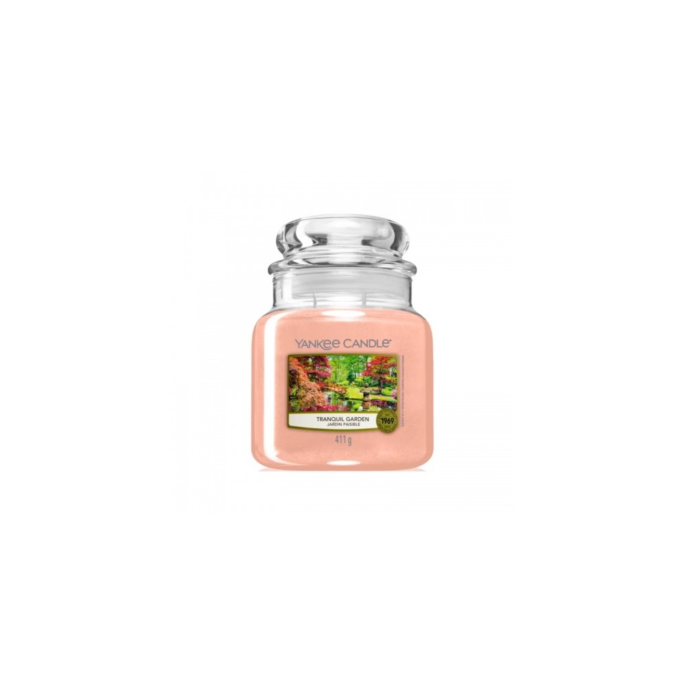 Yankee Candle Tranquil Garden Candela Profumata Giara Media 411 G 