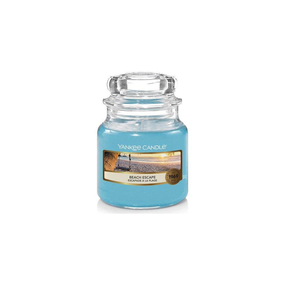 Yankee Candle Beach Escape Candela Profumata In Barattolo Piccolo 