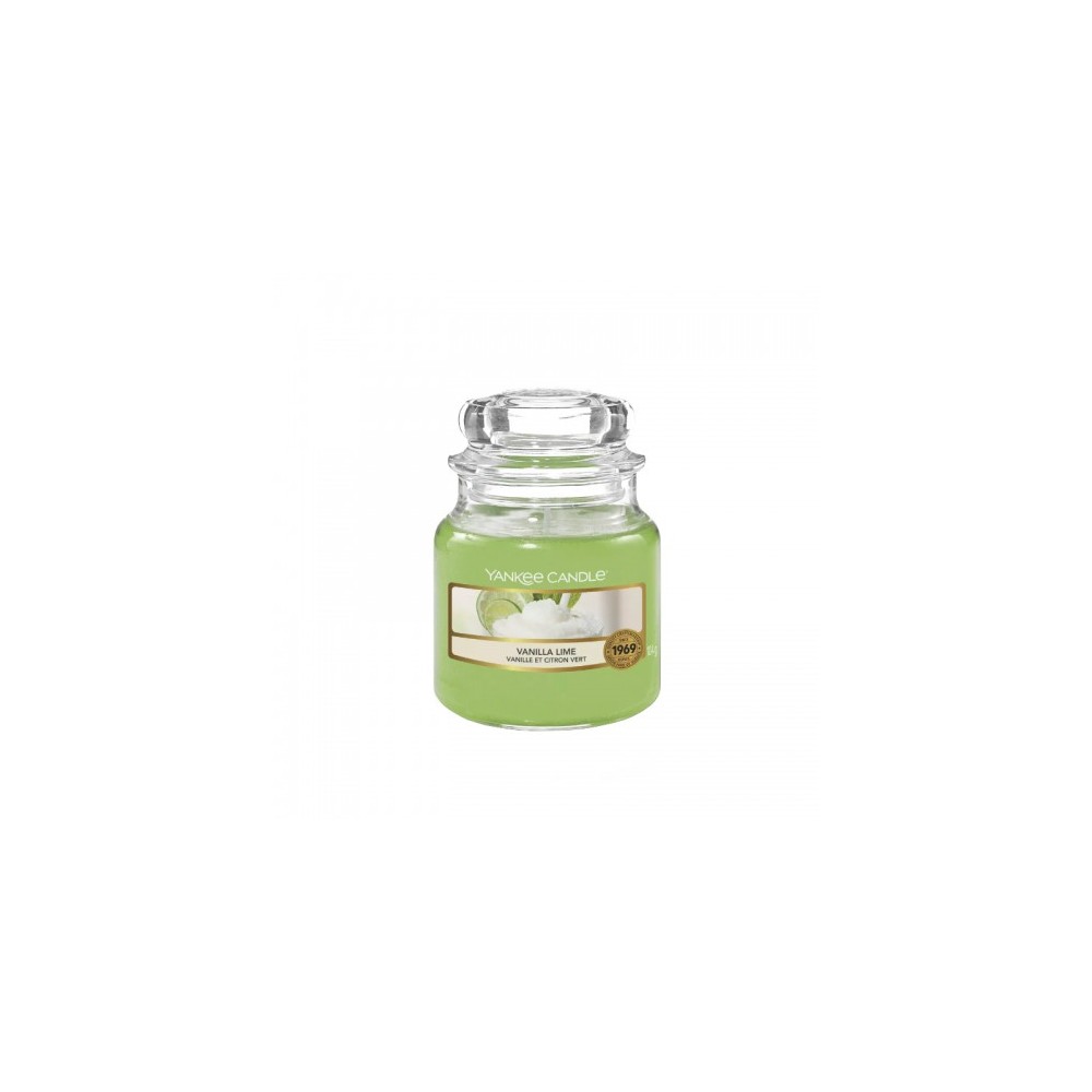 Yankee Candle Vanilla Lime Candela Profumata In Giara Piccola Di Vetro Da 104 G 