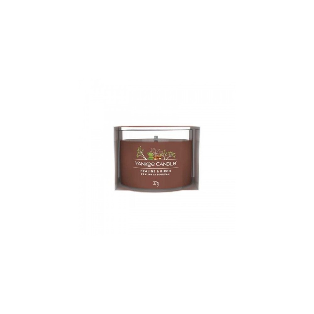 Yankee Candle Praline & Birch Candela Votiva In Vetro 37 G 