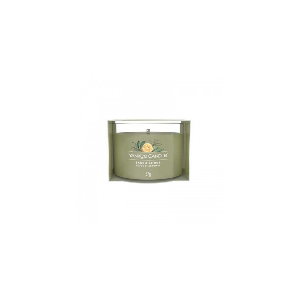 Yankee Candle Sage & Citrus Candela Votiva In Vetro 37 G 