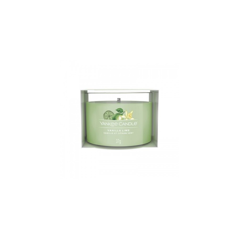 Yankee Candle Vanilla Lime Candela Votiva In Vetro 37 G 