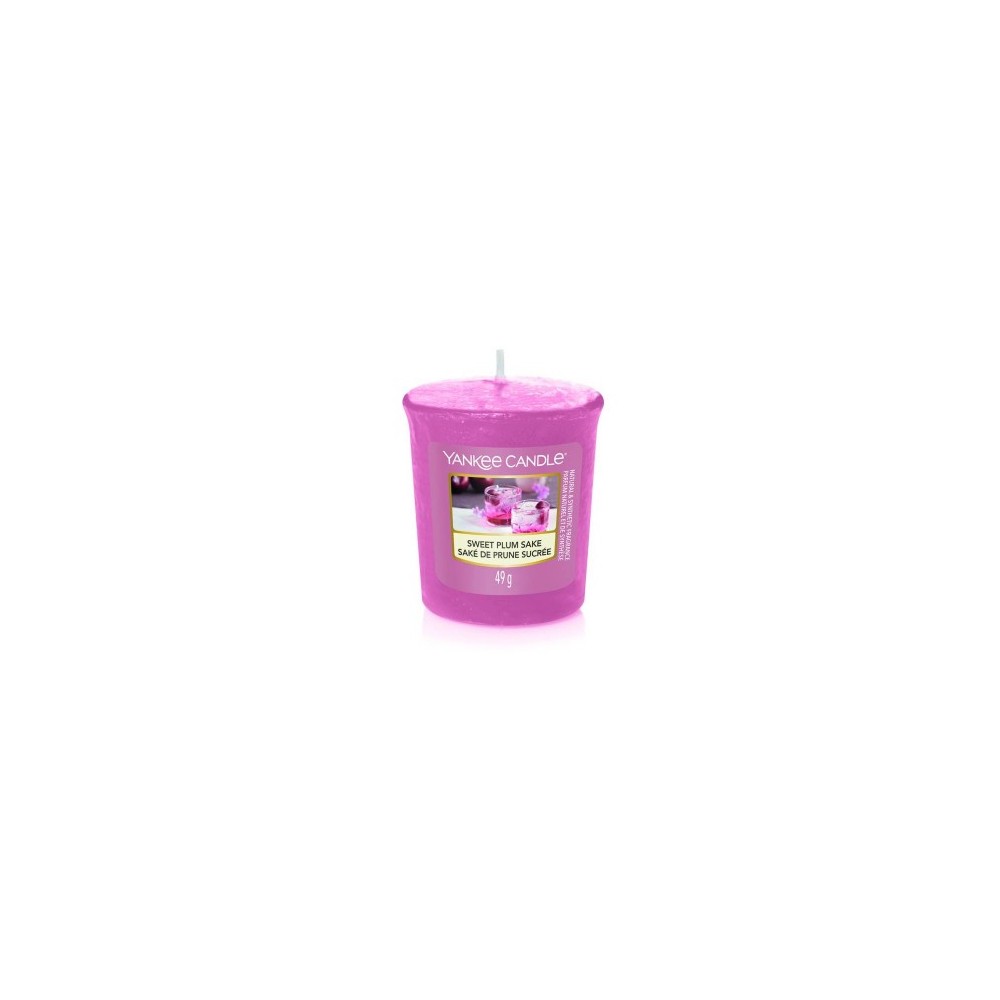 Yankee Candle Sweet Plum Sake Candela Votiva Profumata 