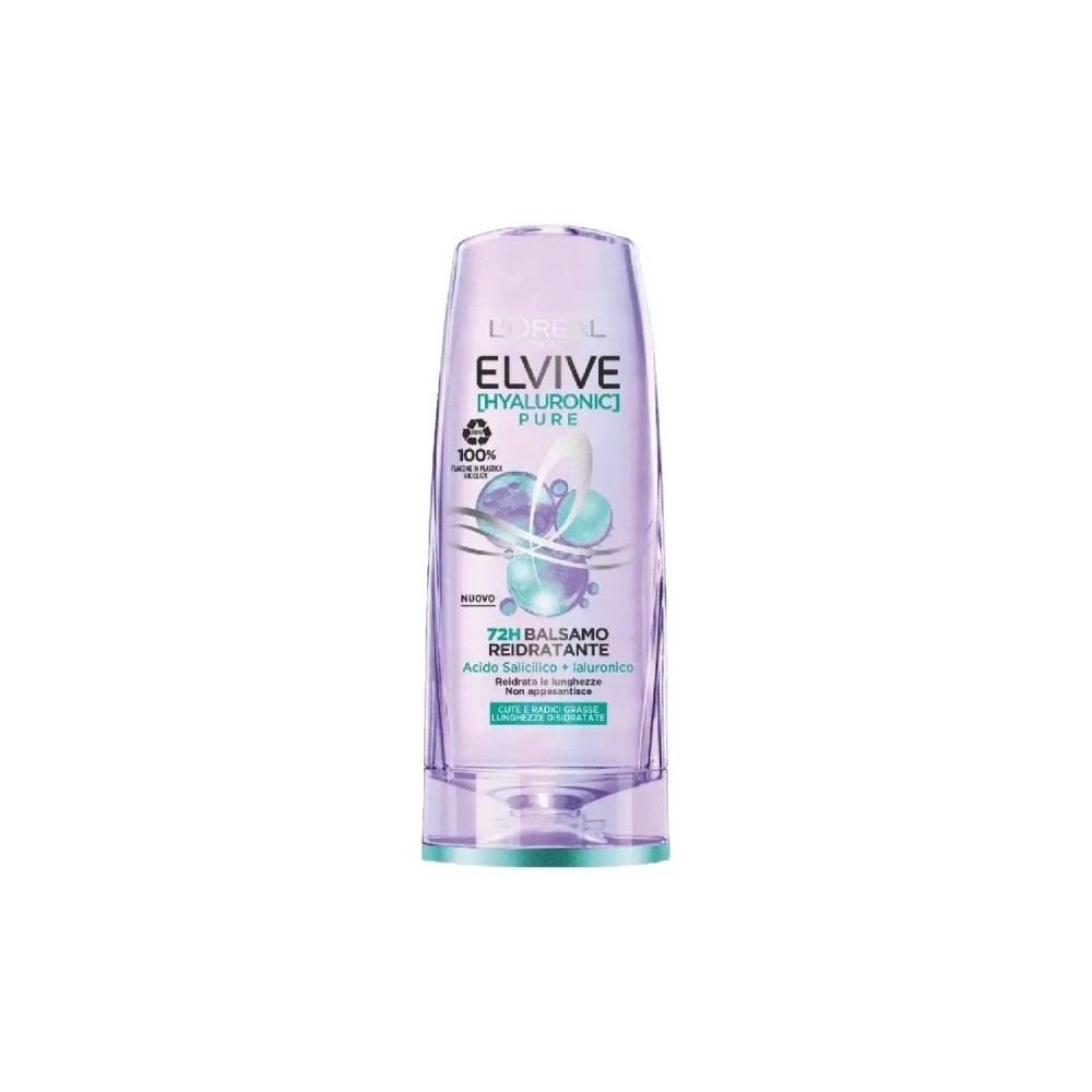 L'Oreal Paris Elvive Hyaluronic Pure 72h Balsamo Reidratante 250 ml 