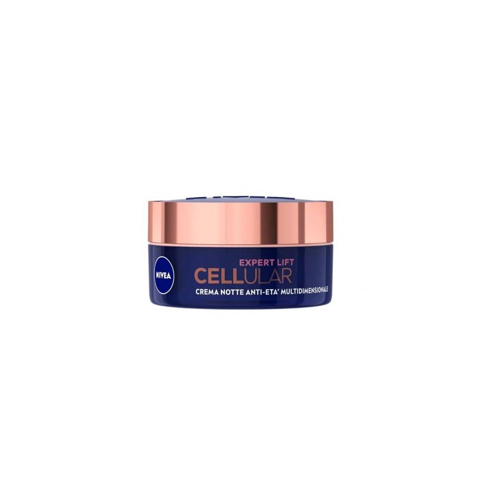 Nivea Cellular Expert Lift Crema Notte Anti-Età Multidimensionale 50 Ml 