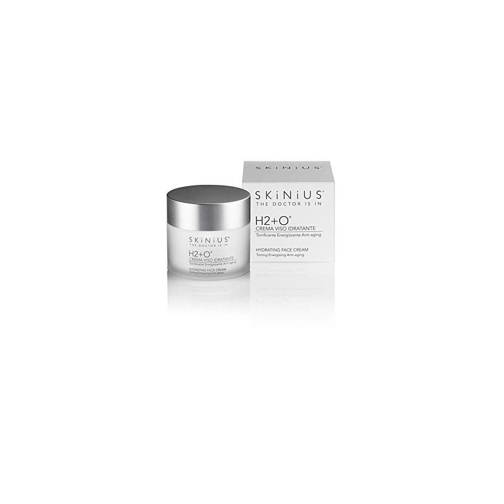 Skinius H2+O Crema Antirughe Viso Idratante Rigenerante 50 Ml 