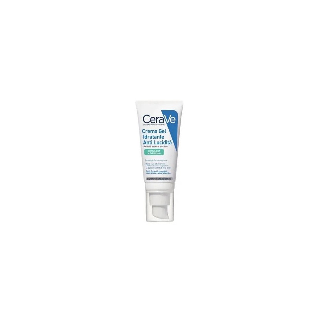 Cerave Crema Gel Idratante Anti Lucidità Per Pelli Grasse 52 Ml 