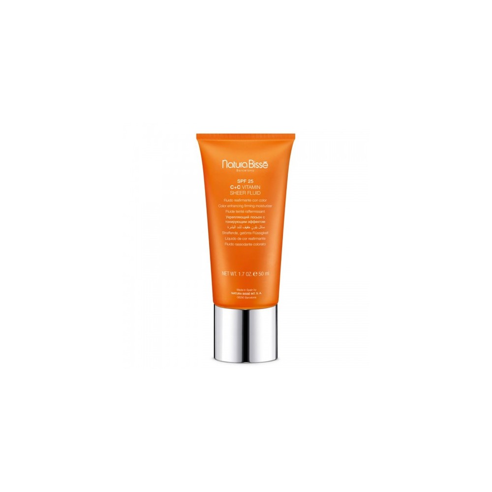 Natura Bisse C+C Vitamin Sheer Fluid Spf25 Fluido Viso Idratante E Rassodante 50 Ml 