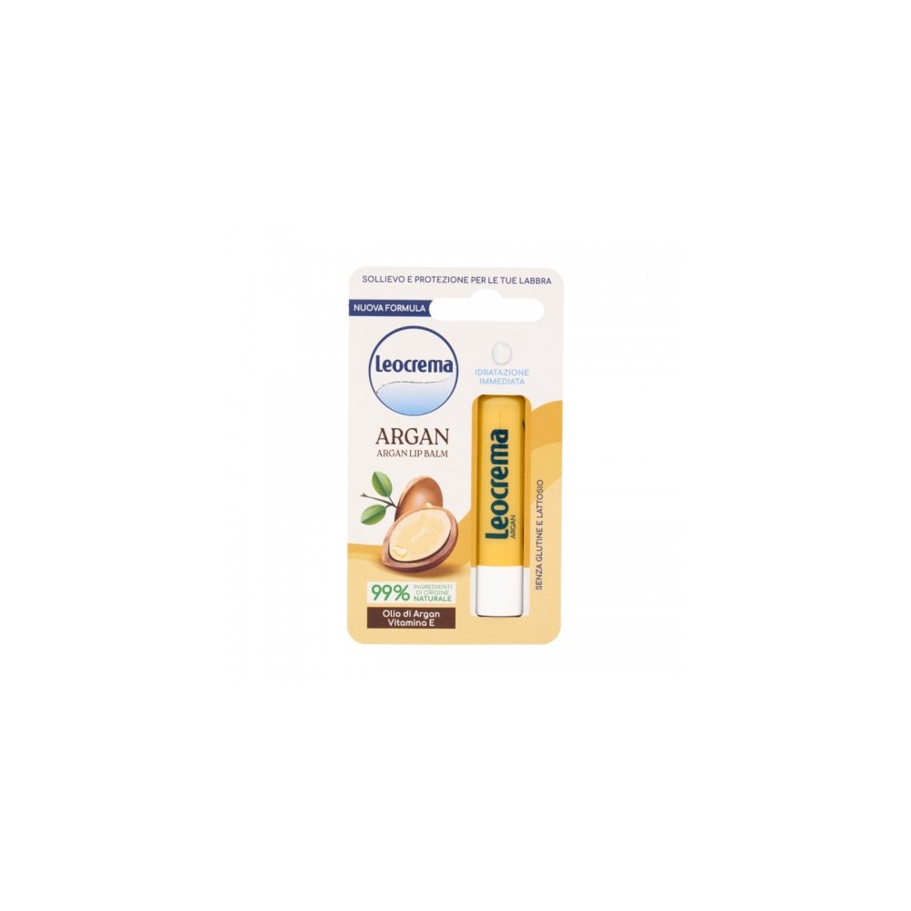 Leocrema Lip Balm Argan Balsamo Idratante E Protettivo 5,5 Ml 