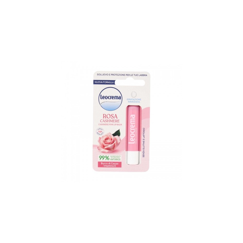 Leocrema Lip Balm Rosa Cashmere Balsamo Labbra Idratante 5,5 Ml 