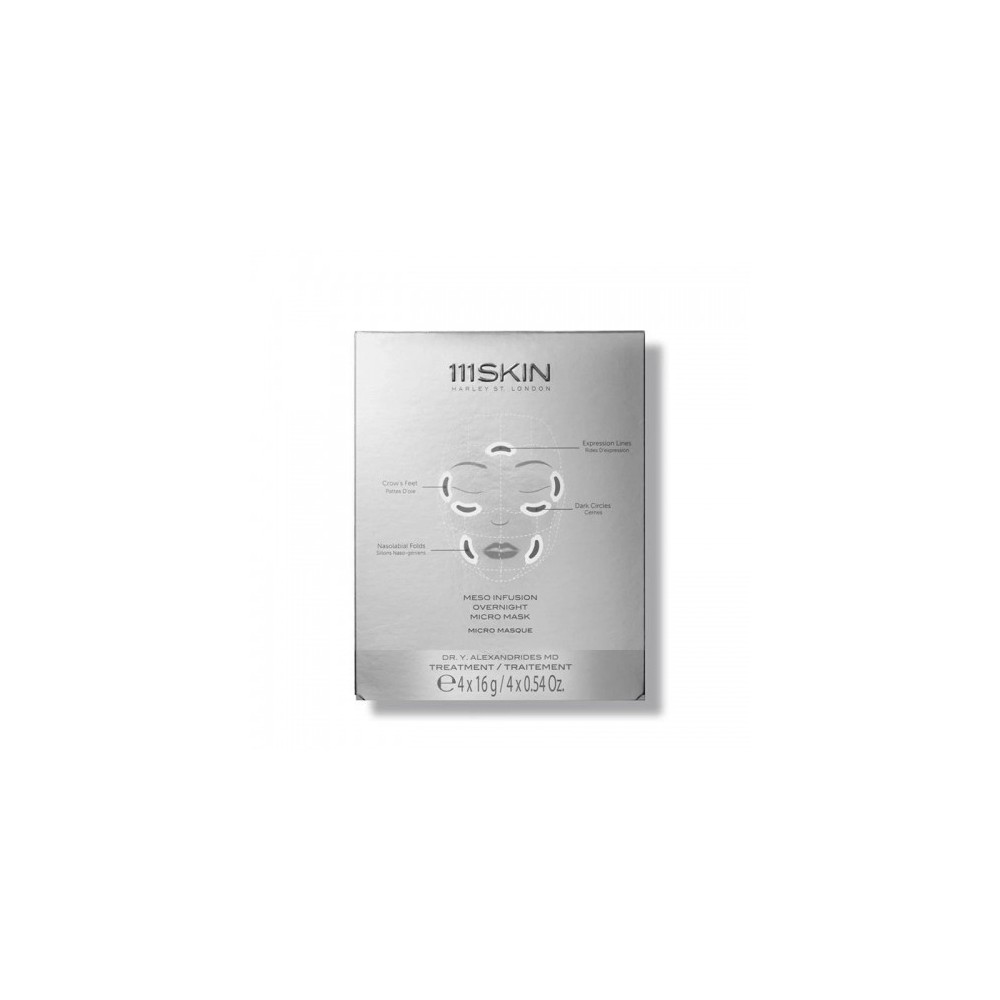 111 Skin Meso Infusion Overnight Micro 4 Maschere Anti-Age Notte Da 16 G 