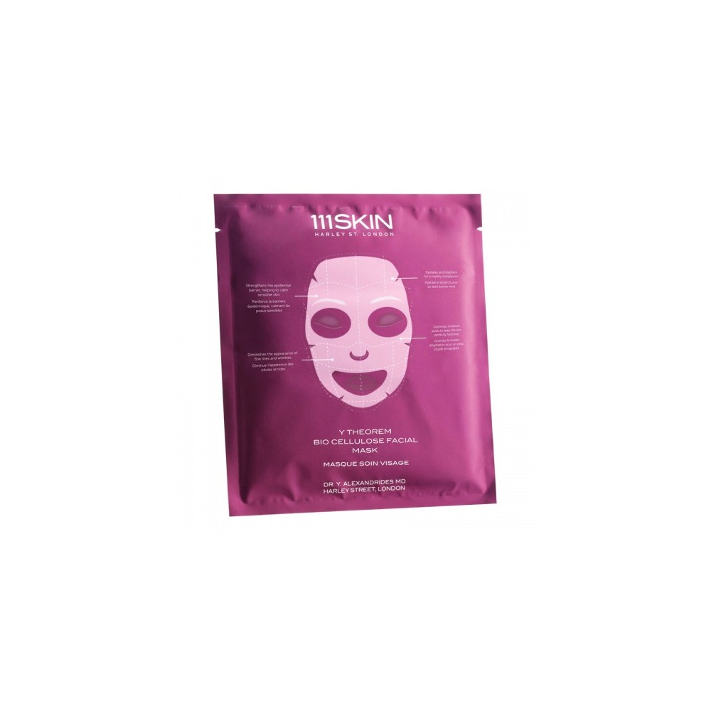111 Skin Y Theorem Maschera Viso Bio Cellulose Da 23 Ml 
