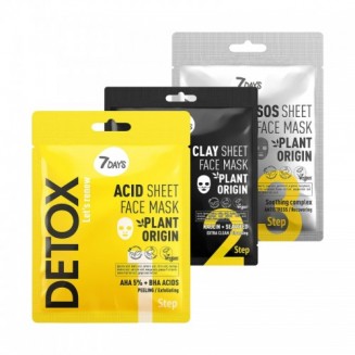 7Days Detox 3 Maschere Viso...