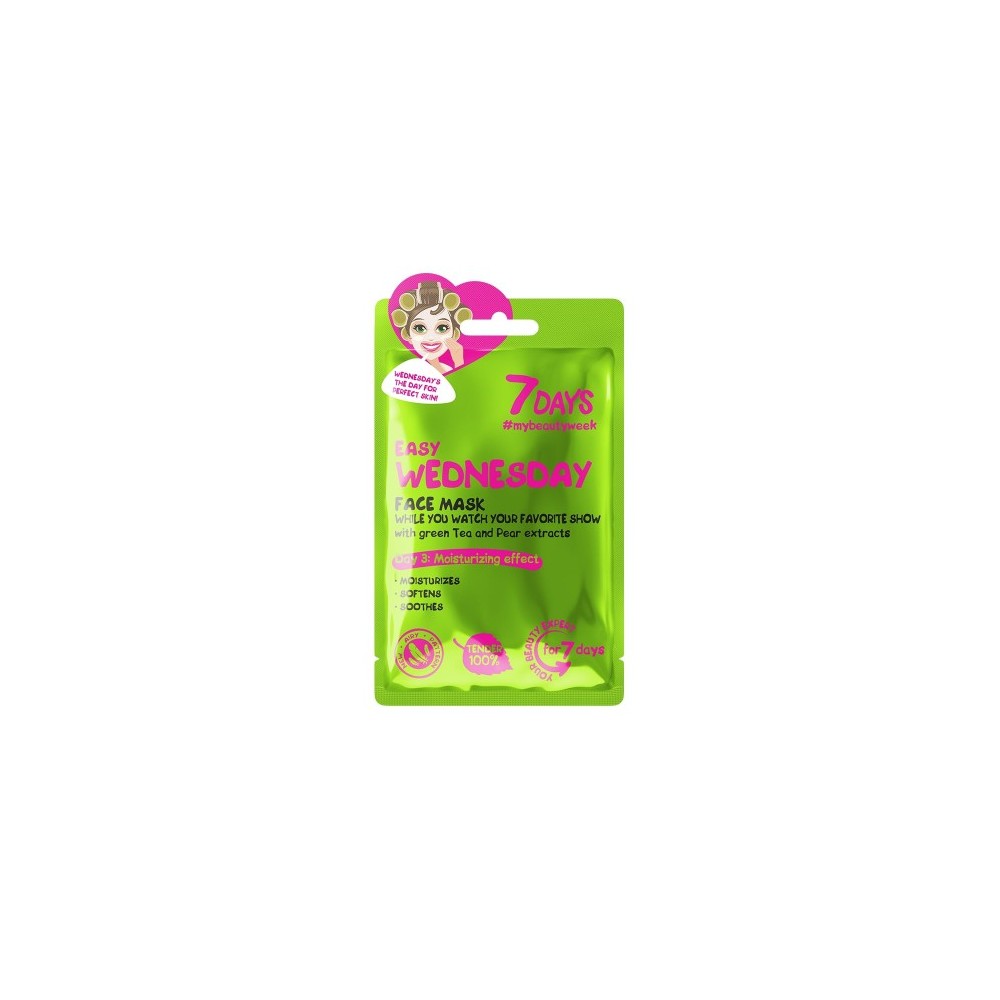 7Days Easy Wednesday Maschera Viso Idratante Ed Elasticizzante 