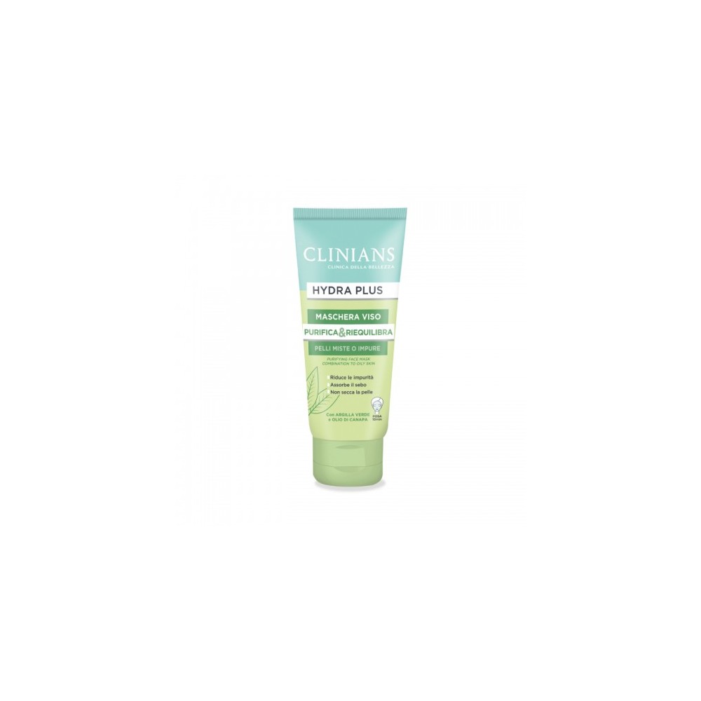 Clinians Hydra Plus Maschera Viso Purificante 75 Ml 