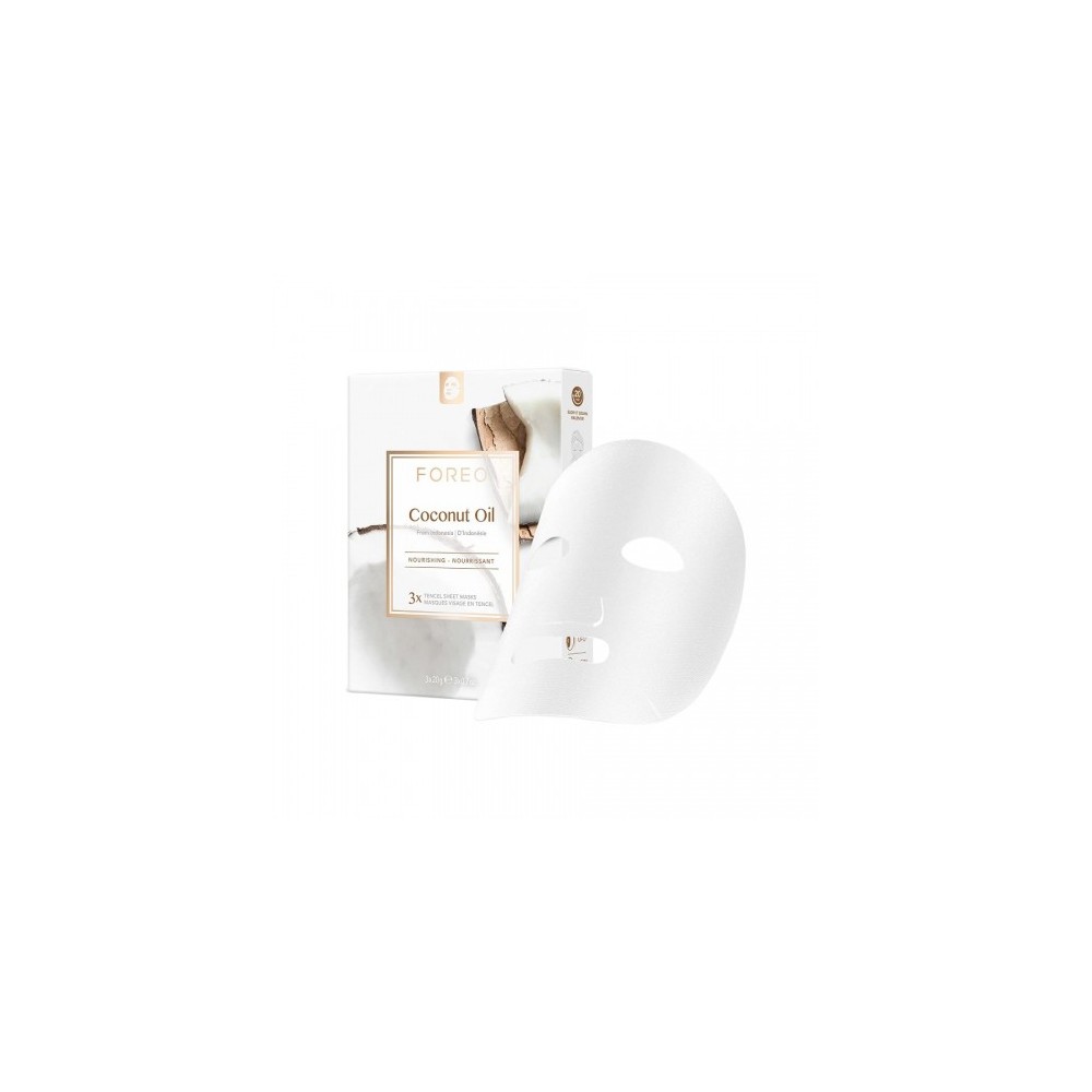 Foreo Coconut Oil 3 Maschere In Tessuto Nutrienti 