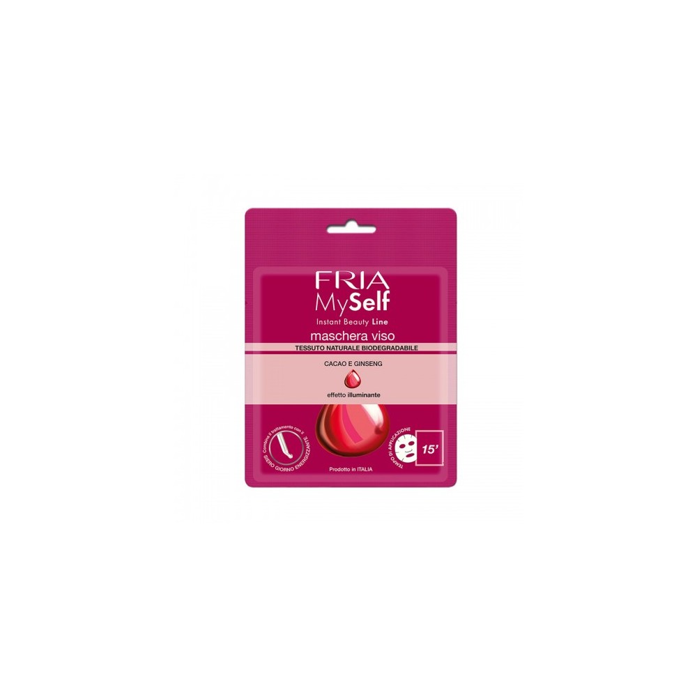 Fria Myself Maschera Viso Illuminante Monofase In Tessuto 
