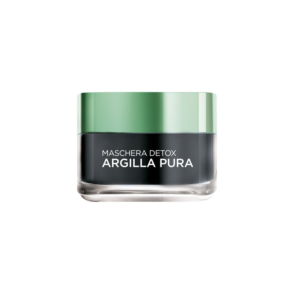 L'Oreal Paris Maschera Detox Argilla Pura Trattamento Viso 50 Ml 