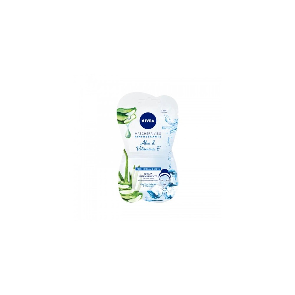Nivea Maschera Viso Idratante E Rinfrescante 15 Ml 