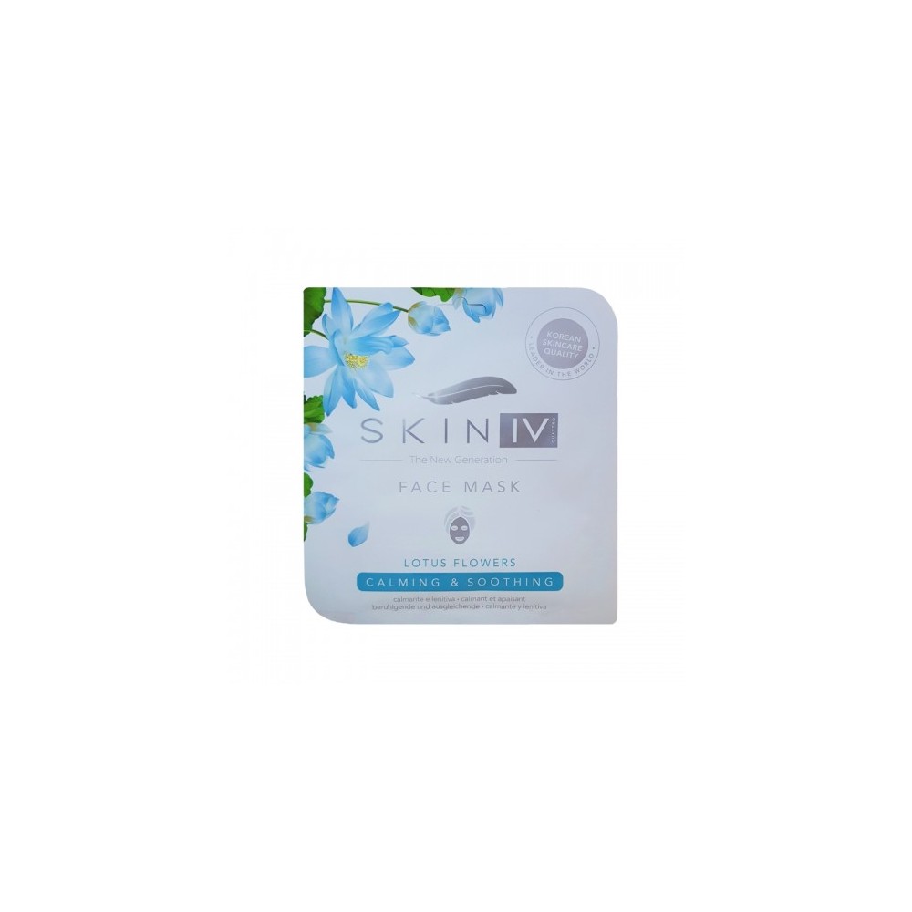 Skin Iv Lotus Flower Maschera Viso Calmante E Lenitiva 25 Ml 