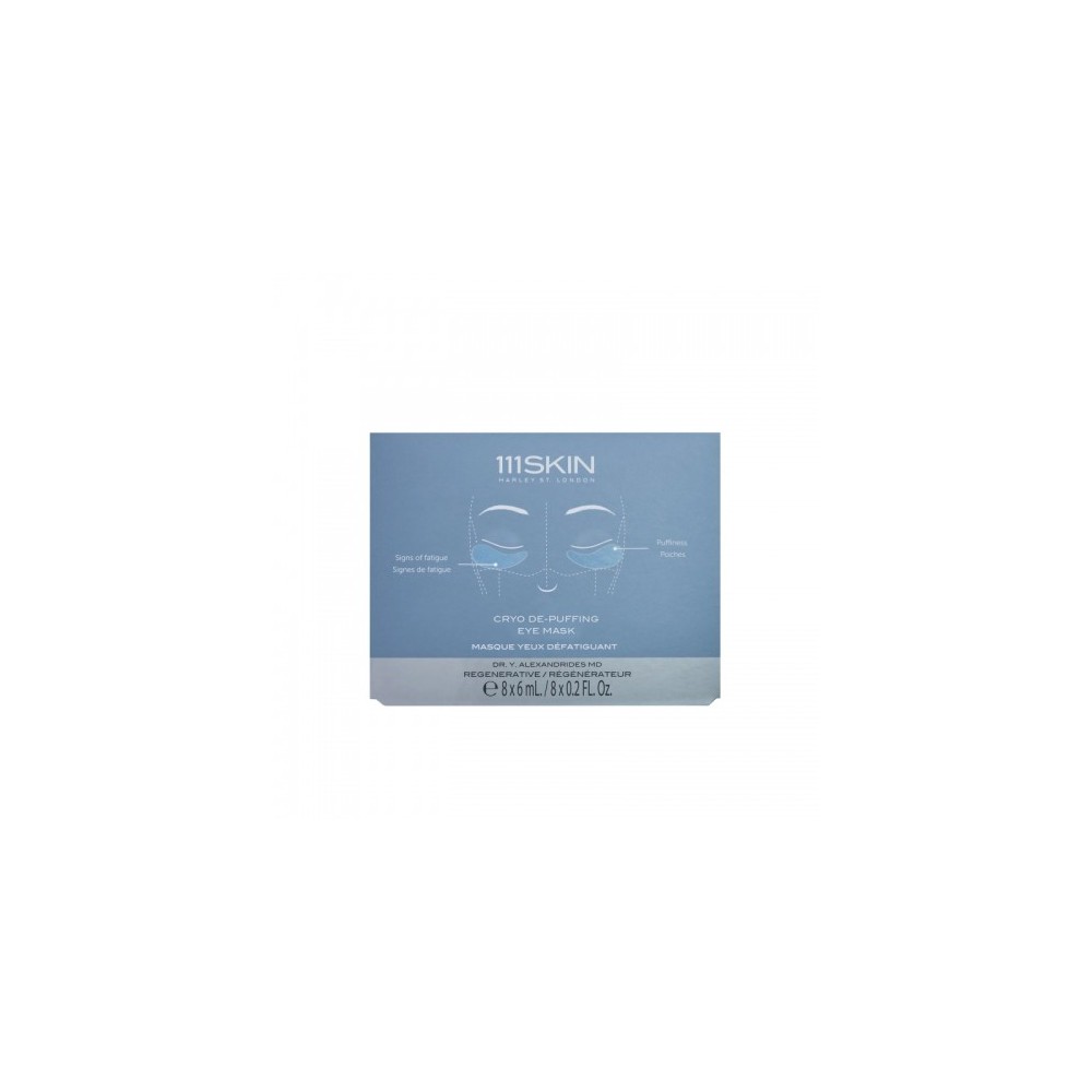 111 Skin Cryo De-Puffing Eye Mask 8 Maschere Per Occhi 