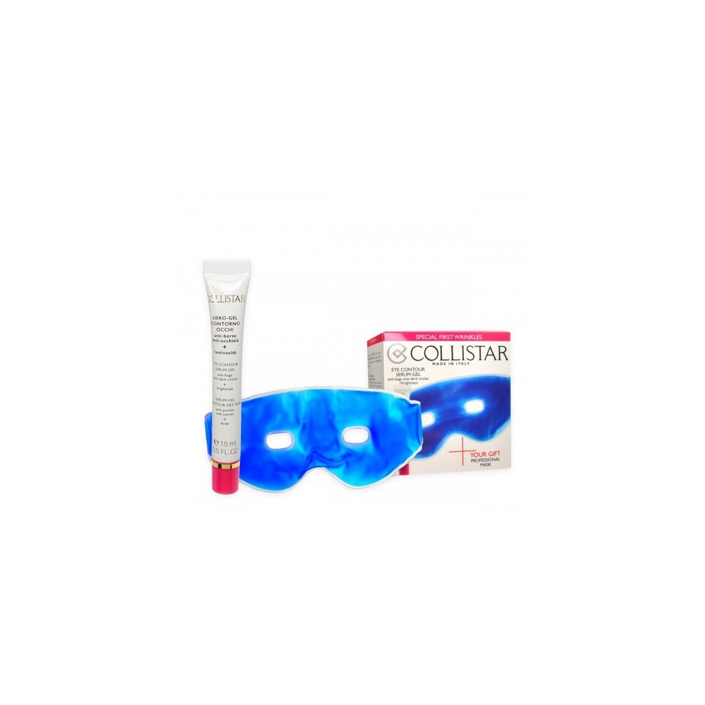 Collistar Prime Rughe Siero Gel Contorno Occhi 15 Ml + Maschera Professionale Contorno Occhi 