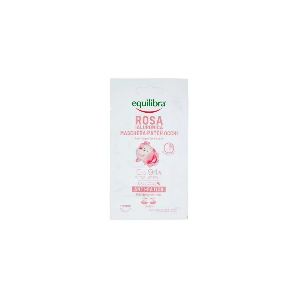 Equilibra Rosa Ialuronica 2 Patch Anti-Fatica Per Il Contorno Occhi 