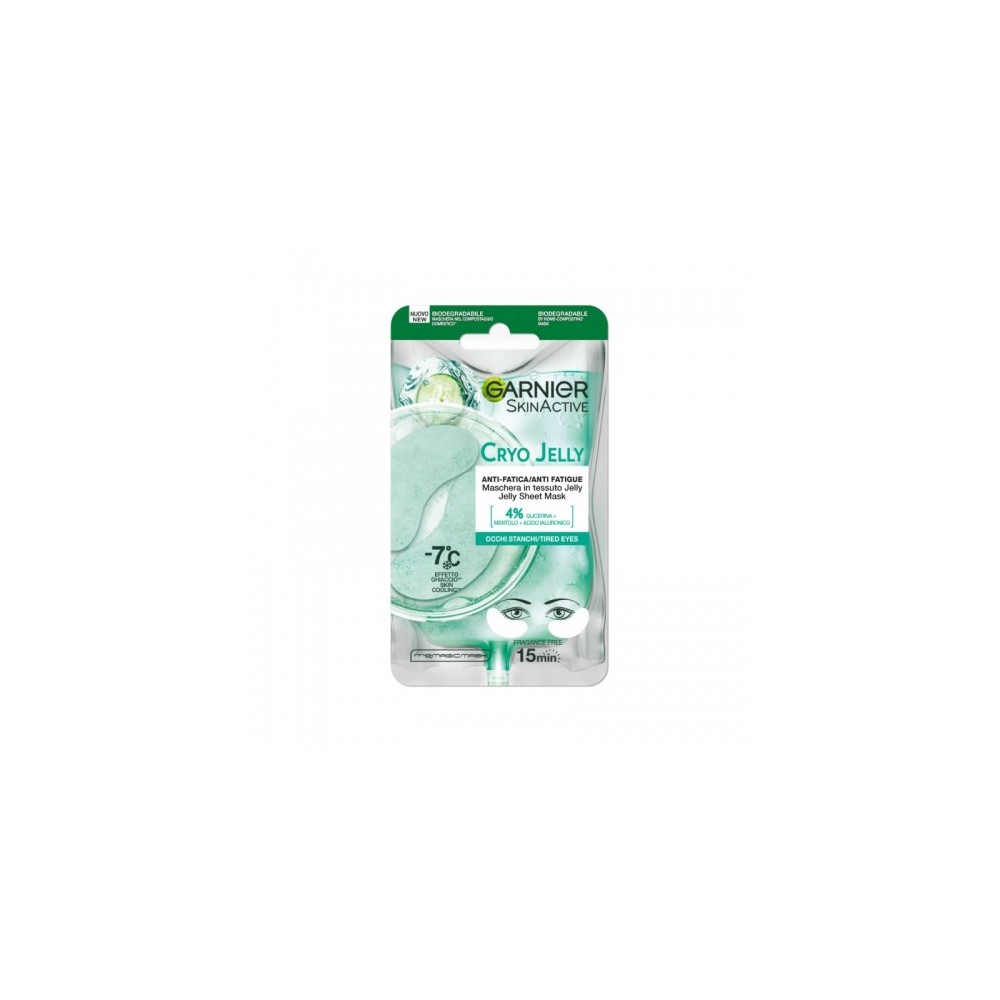 Garnier Skinactive Cryo Jelly Maschera Occhi Anti-Fatica Effetto Ghiaccio 