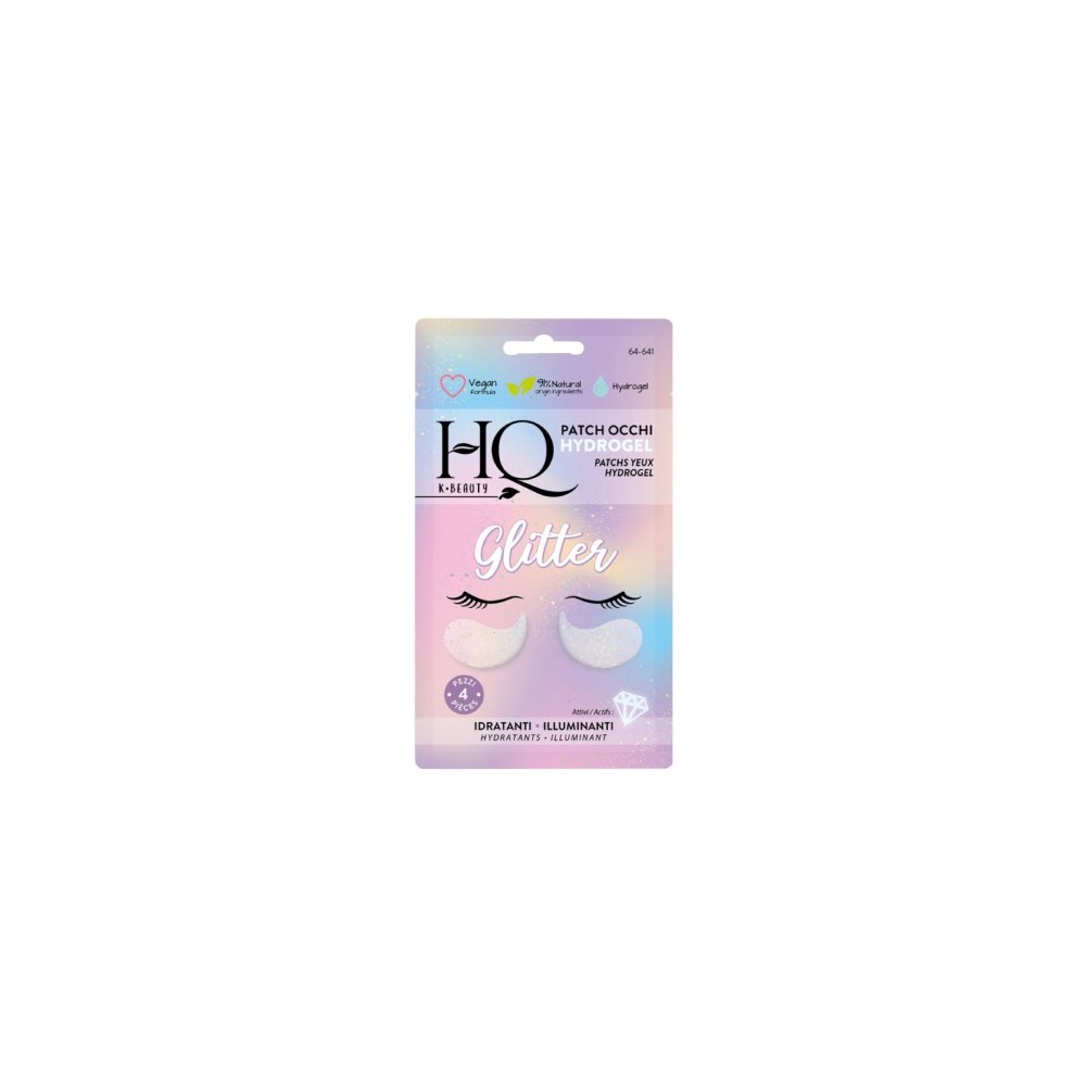 Hq Glitter 4 Patch Occhi In Hydrogel Illuminanti 