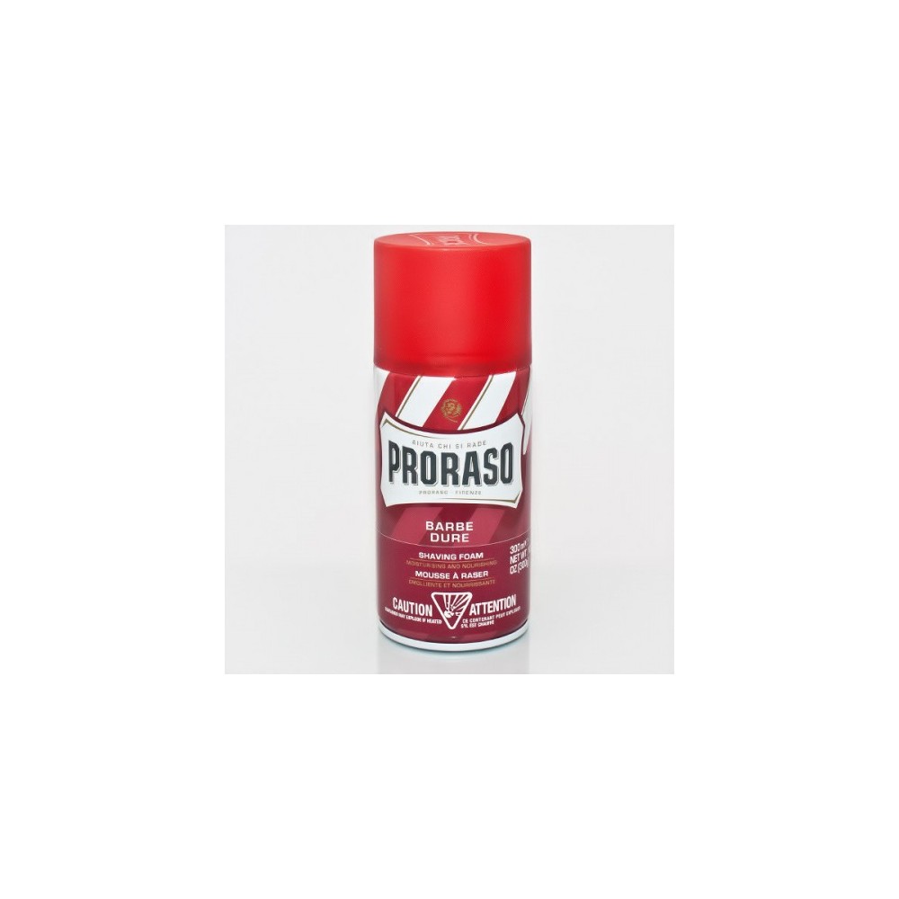 Proraso Schiuma Da Barba Emolliente Per Barbe Dure Al Burro Di Karite' E Olio Di Sandalo Rosso 400 Ml 