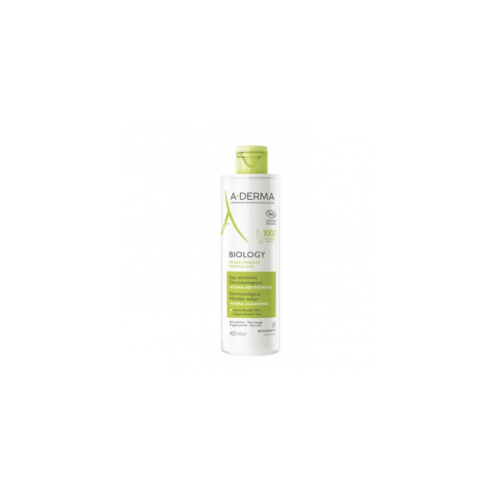 Aderma Biology Acqua Micellare Dermatologica Idra-Detergente 400 Ml 