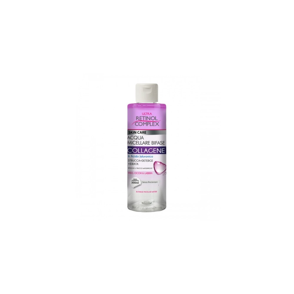 Retinol Complex Acqua Micellare Bifase Con Collagene 300 Ml 
