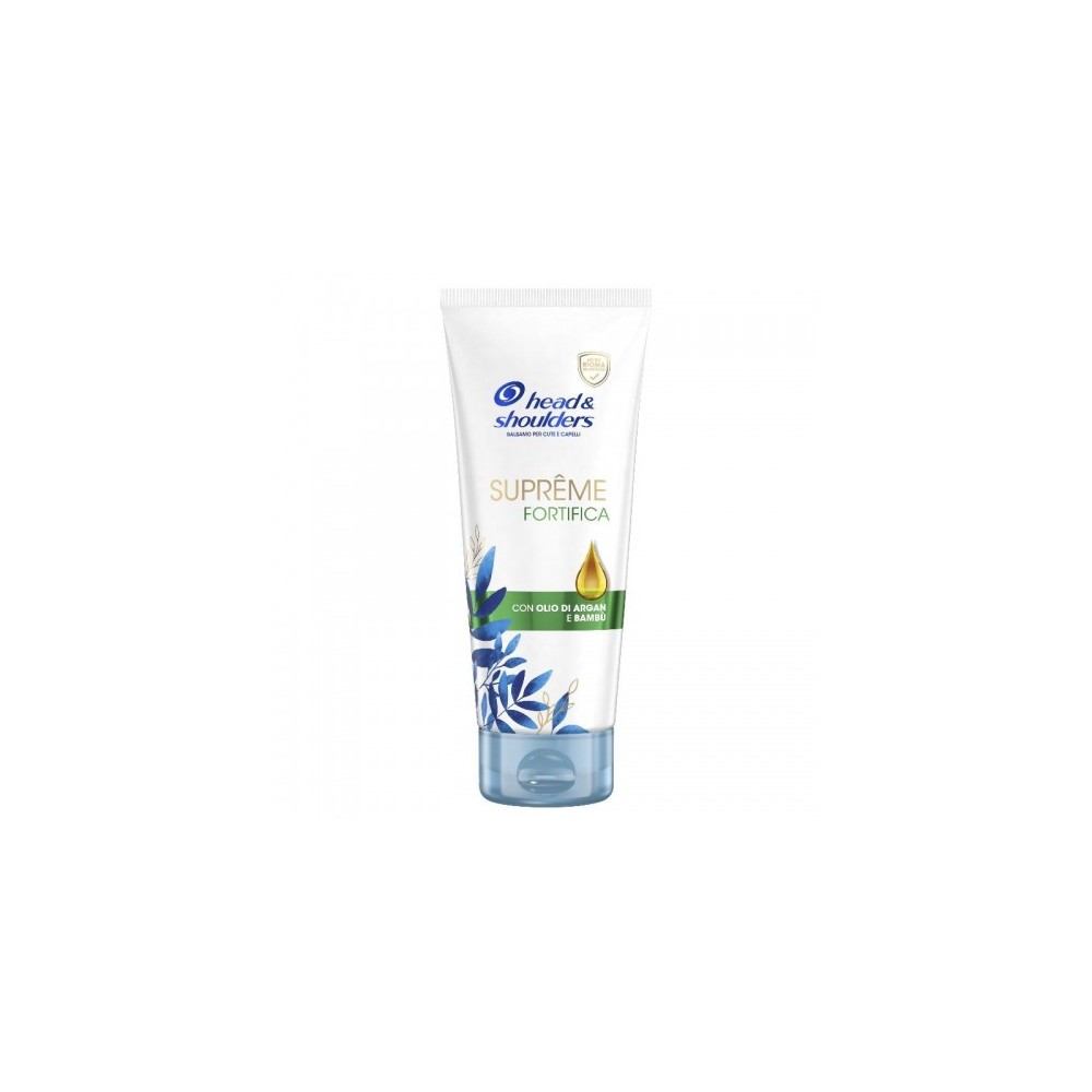 Head & Shoulders Supreme Fortifica Balsamo Con Olio Di Argan E Bambù 220 Ml 