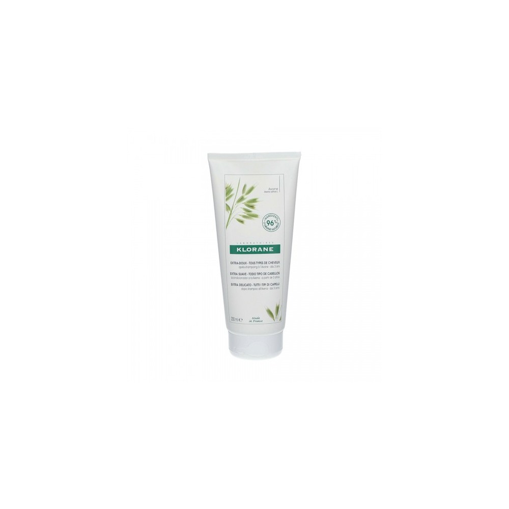 Klorane Balsamo Dopo Shampoo All'Avena Bio Extra Delicato 200 Ml 