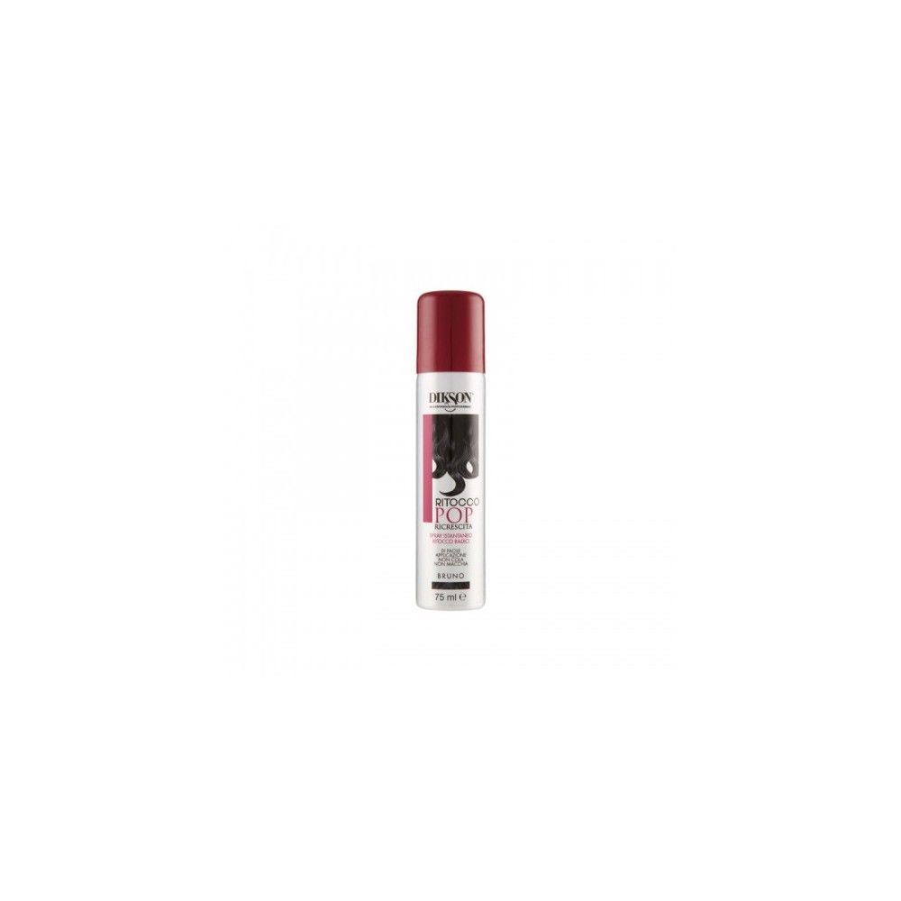 Dikson Ritocco Pop Ricrescita Spray Istantaneo Ritocco Radici Bruno 75 Ml 
