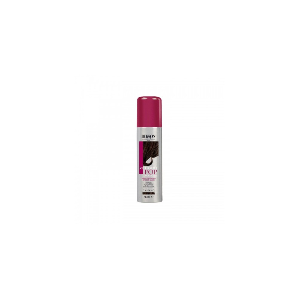 Dikson Ritocco Pop Ricrescita Spray Istantaneo Ritocco Radici Castano 75 Ml 