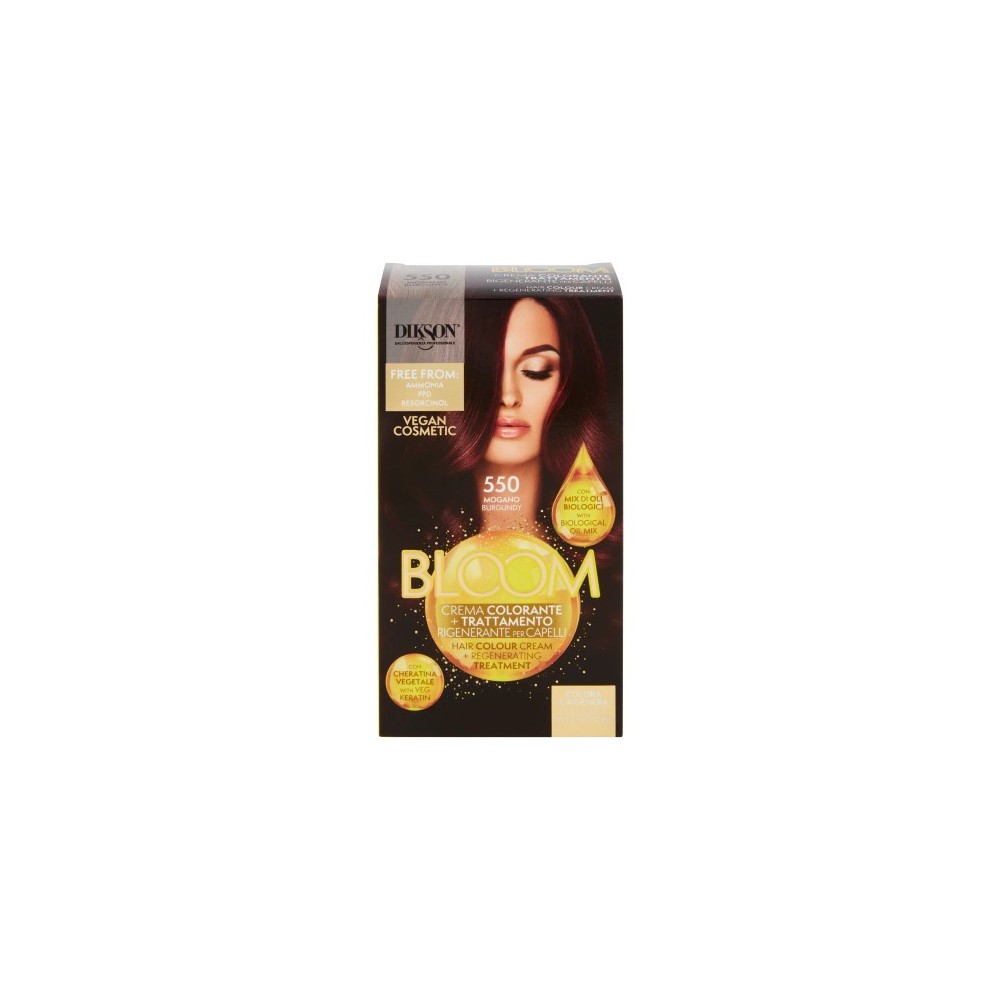 Dikson Bloom Colorazione 2In1 N.550 Mogano Burgundy 
