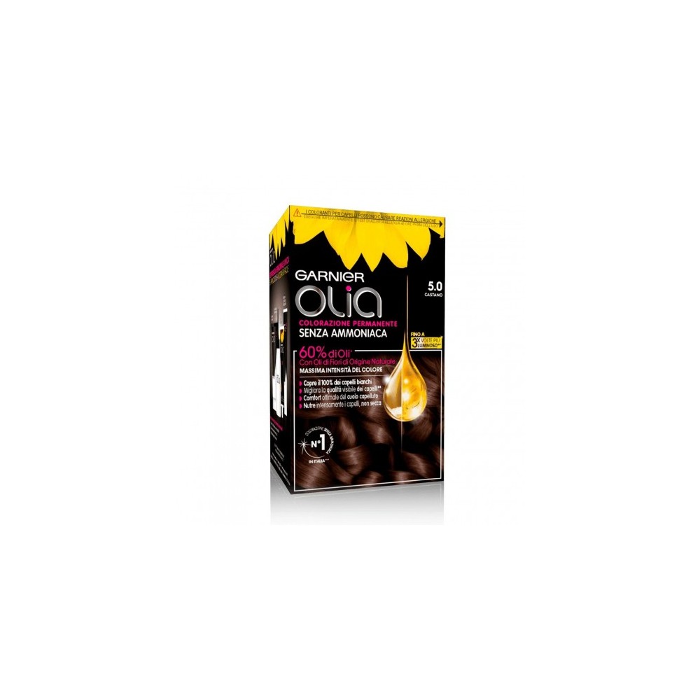 Garnier Olia Colorazione Permanente Senza Ammoniaca N. 5.0 Castano 