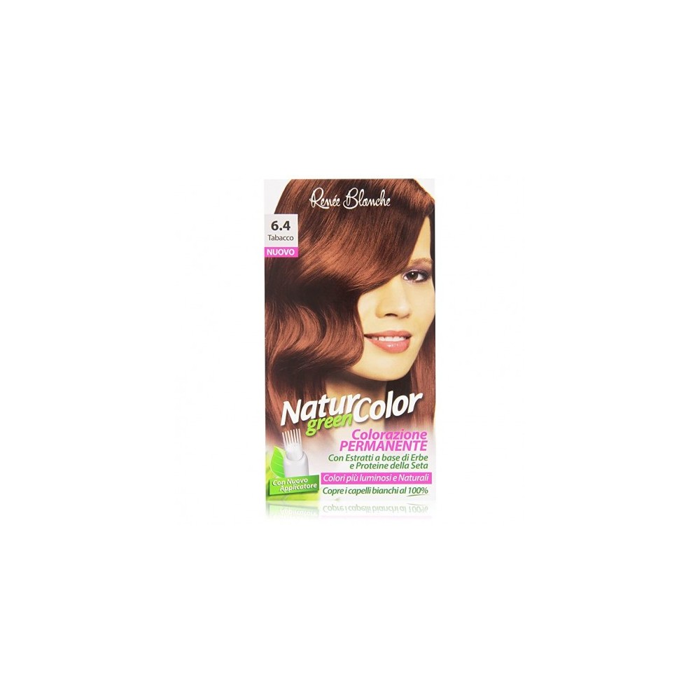 Renee Blanche Natur Green Color Tintura Per Capelli N. 6.4 Tabacco 