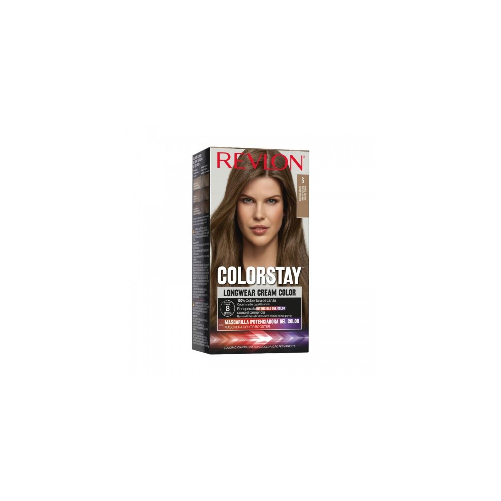 Revlon Colorstay Longwear Cream Color Tinta Per Capelli N.6 Biondo Scuro 
