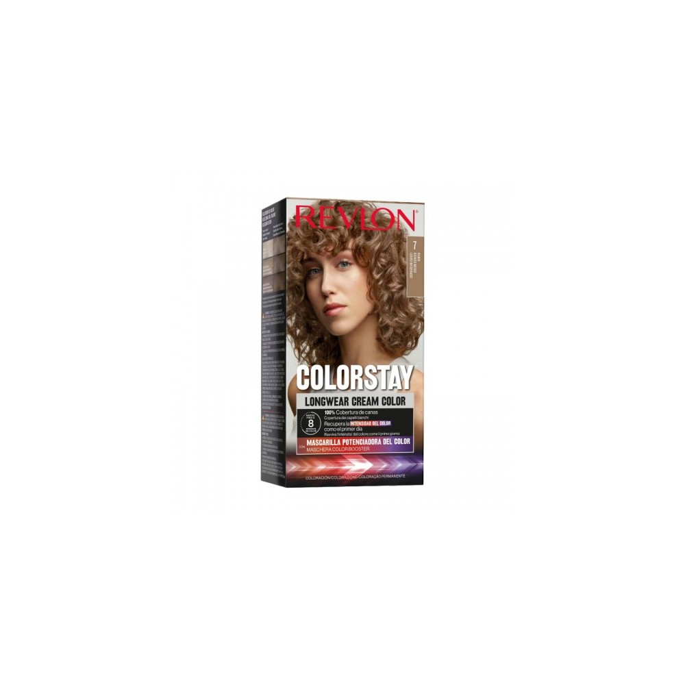 Revlon Colorstay Longwear Cream Color Tinta Per Capelli N.7 Biondo Medio 