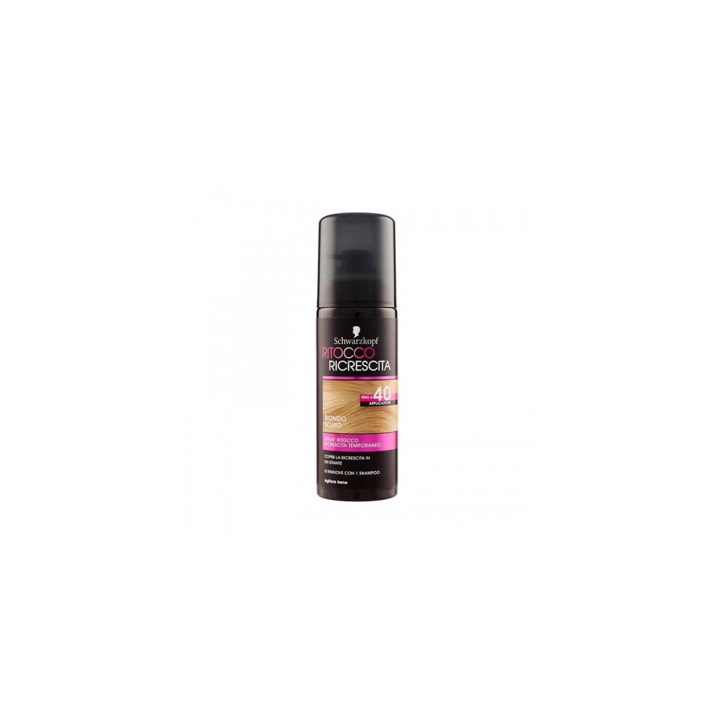 Schwarzkopf Ritocco Ricrescita Spray Ritocco Ricrescita Temporaneo Biondo Scuro 120 Ml 