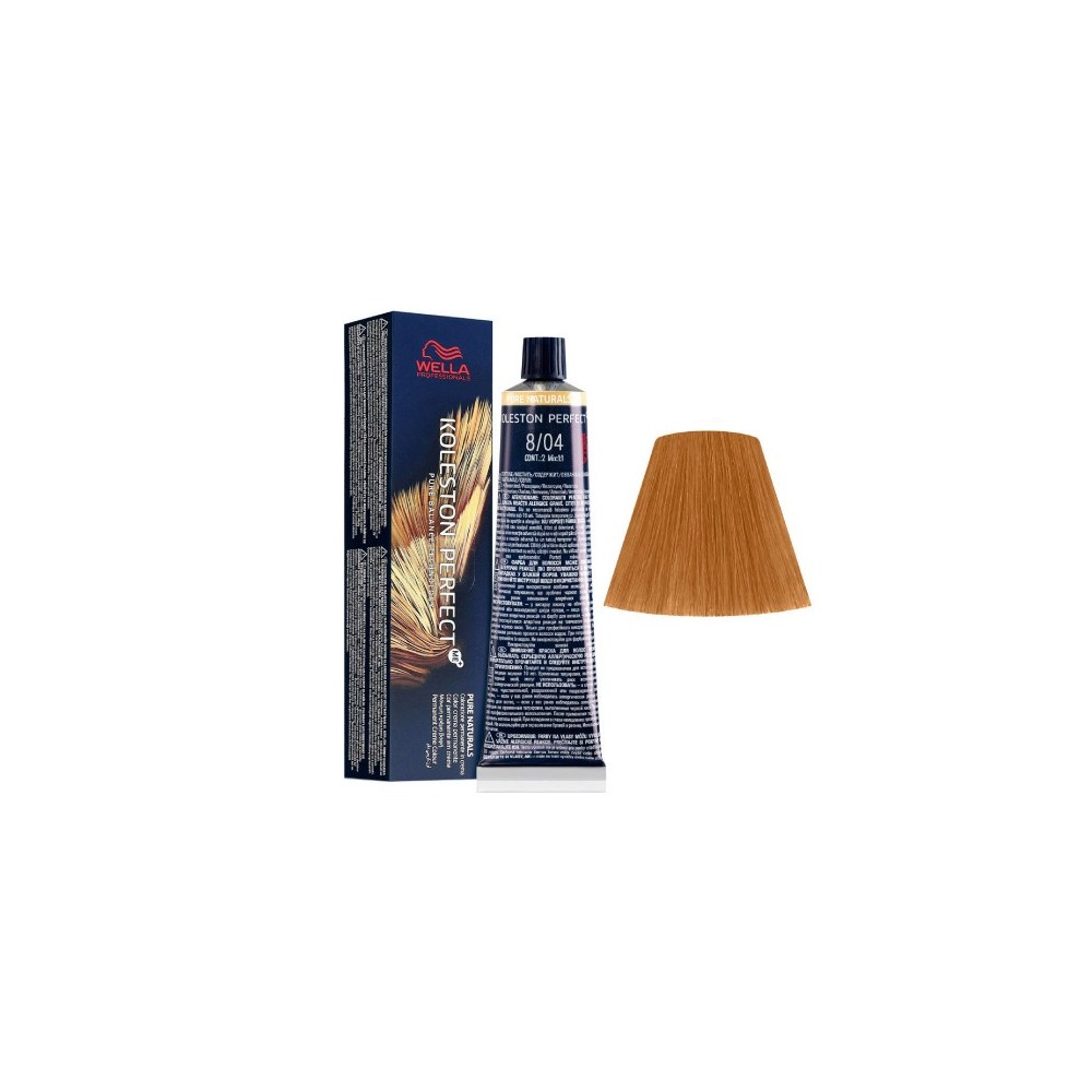 Wella Koleston Perfect Me+ Tintura Per Capelli N. 8/04 Biondo Chiaro Naturale Ramato 