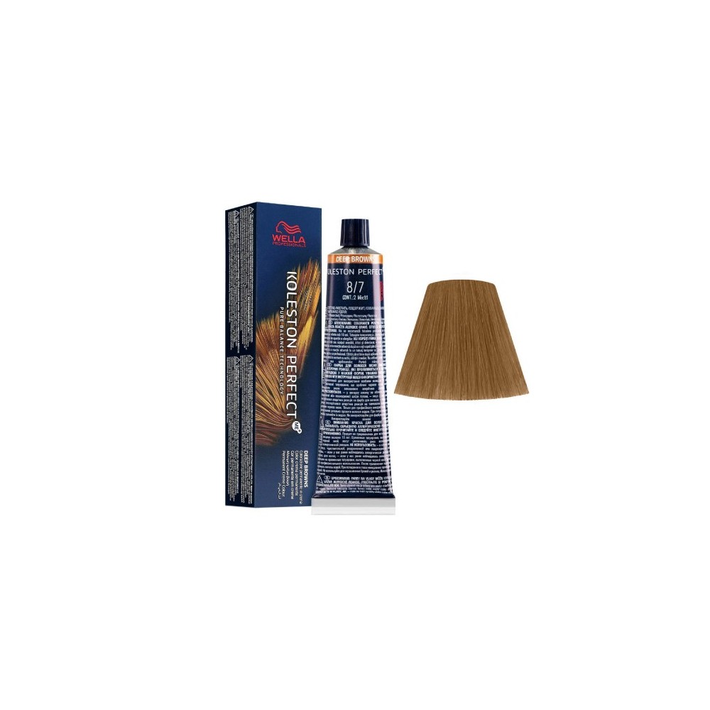 Wella Koleston Perfect Me+ Tintura Per Capelli N.8/7 Biondo Chiaro Sabbia 