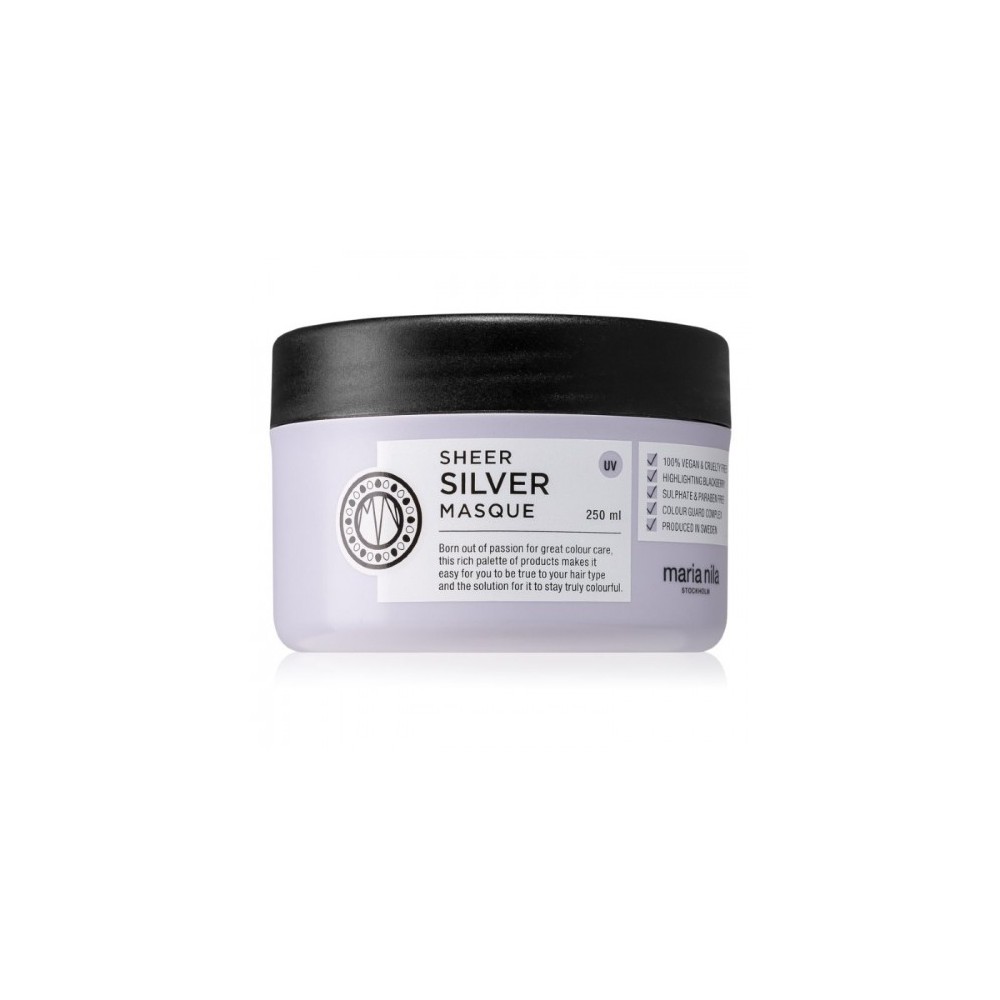 Maria Nila Sheer Silver Masque Maschera Per Capelli Biondi 250 Ml 